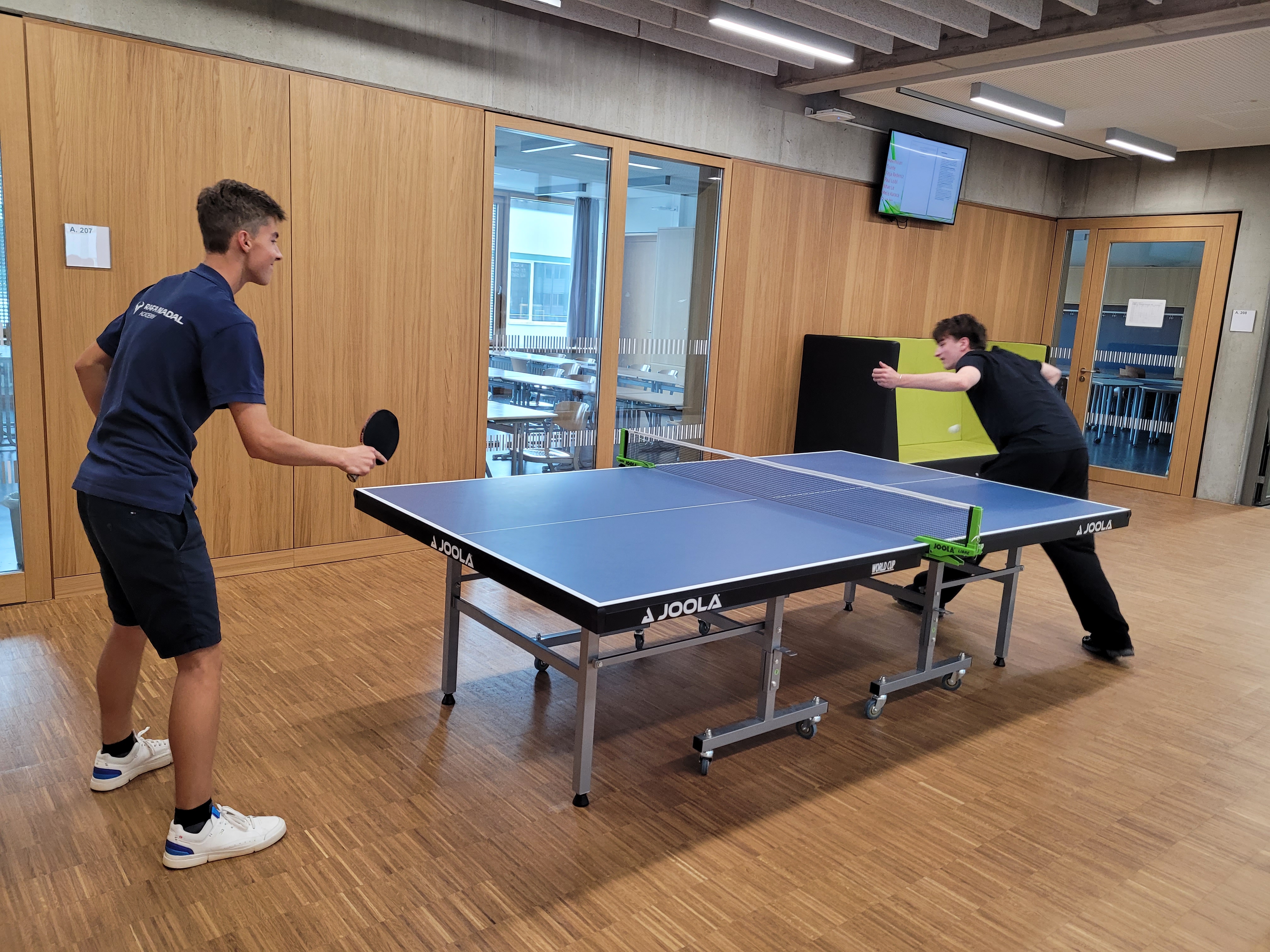 Spannende Matches beim Tischtennisturnier