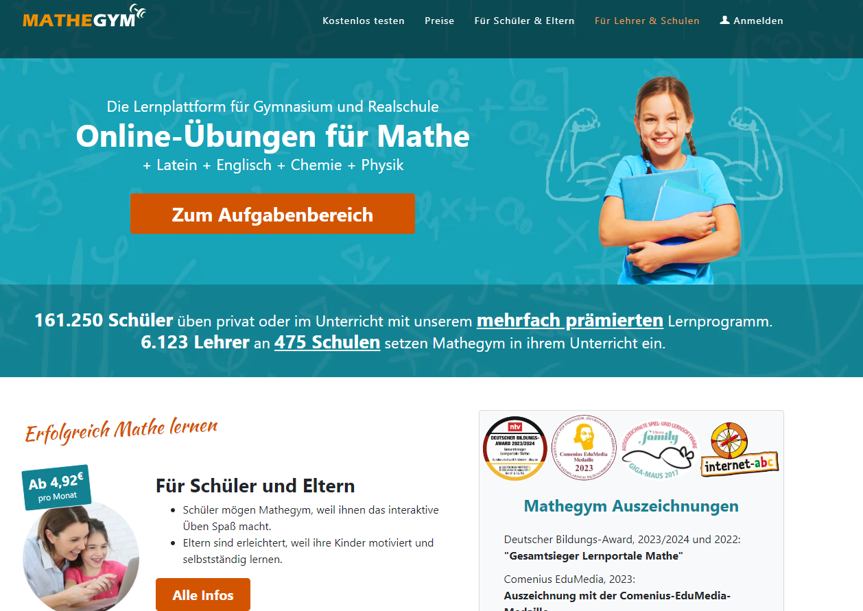Förderung 2024 - Mathegym